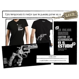 Playera la Mejor Arma Contra la Ignorancia...